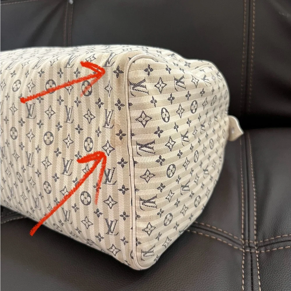 Louis Vuitton Monogram Mini Lin Speedy 30 - Picture 8 of 13